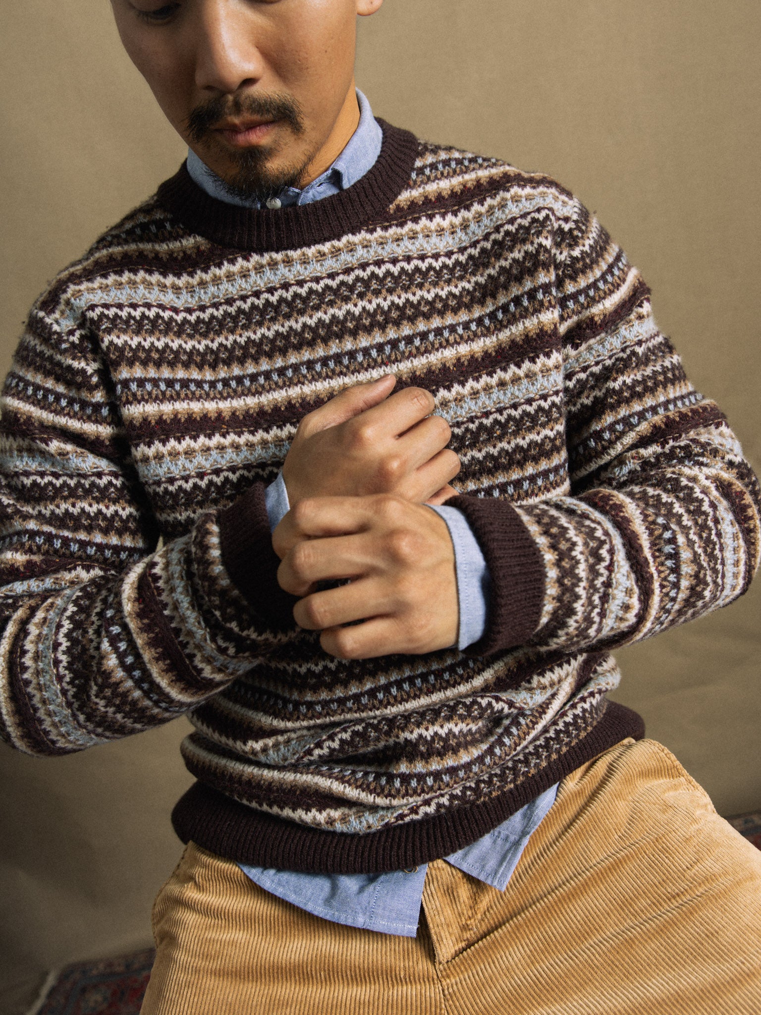 Modelshot / Chocolate Brown / Detail